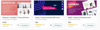 Darmowe szablony prestashop